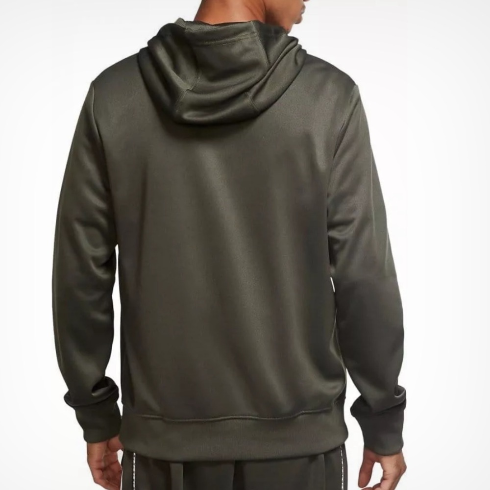 Nike Athletic Sweatshirt Hooded Pullover Men Gray Therma-Fit